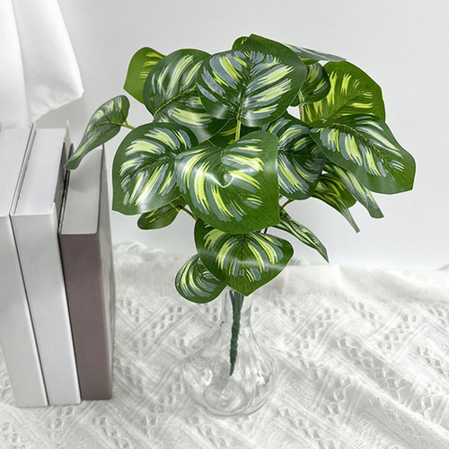 Plantas Artificiales Hojas Verde Tropical Árbol Grande Hoja