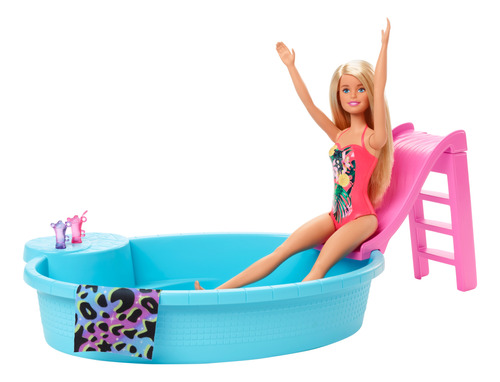 Barbie Estate, Piscina Glam Con Muñeca