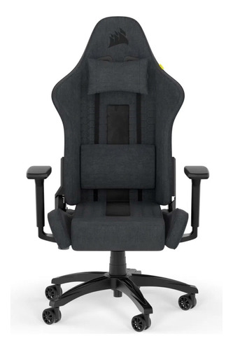 Silla Gamer Corsair Tc100 Relaxed Textil Gris/negro Color Negro