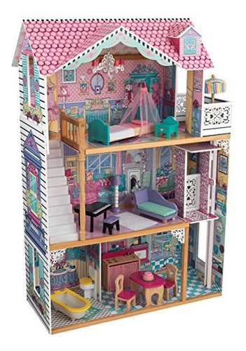 Casa De Muñecas Annabelle Kidkraft Con Muebles