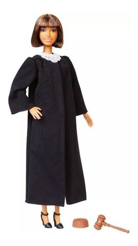 Imagem 5 de 7 de Barbie Profissões - Juíza Cabelo Castanho Curto Ms Sj