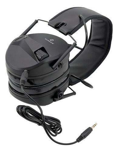 Headset Abafador Eletrônico Auricular Earmor M30 Cor Preto