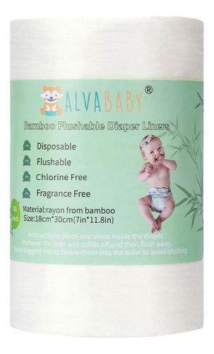 Alvababy Forros Desechables De Bambu Para Panales De Tela Co