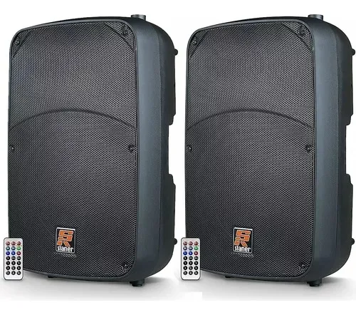 comprar Kit 2 Caixas Ativas Sr 315-a Staner 600w Rms Btu002Ffm Promoção