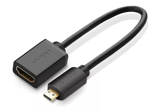 Cabo Adaptador Micro Hdmi Para Hdmi Ugreen 22cm Preto