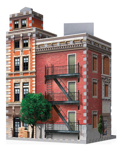 Rompecabezas 3d Wrebbit Urbania Cine 300 Piezas W3d-0502