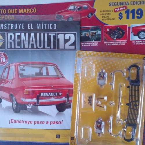 Fascículo + Pieza P/armar El Renault 12. Entrega N 2. Nuevo.