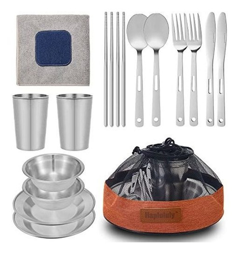 Camping Utensils And Dishes Polished Acero Inoxidable Q8f7t