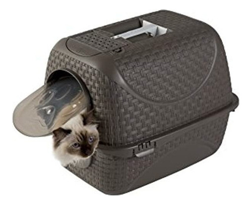 Caja De Arena Para Mascotas Sunny Bama Pet Prive Gris :)