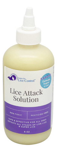 Kapow! Center For Lice Control Lice Attack Solution 8 Oz