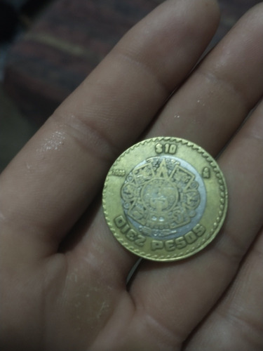 Moneda 10 Pesos 2005 Con Error De Acuñacionerror En El Cell
