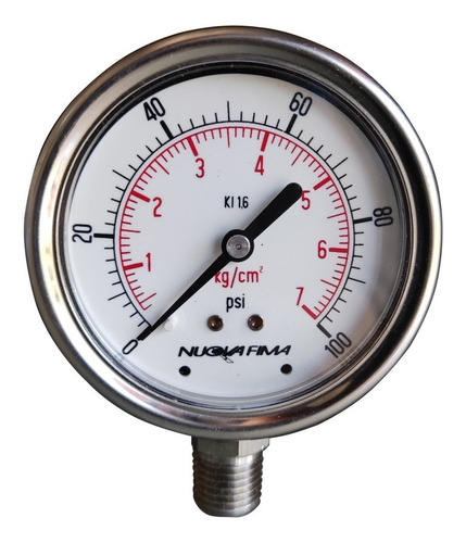 Manómetro Beyca Mgs/18/2/a/c 23m 7kg