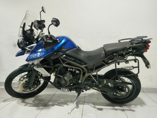 Imagem 9 de 12 de Triumph Tiger 800 Xcx Abs Azul 2018