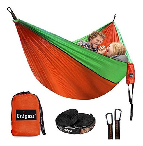 Hamaca De Camping Unigear Doble E Individual Portá