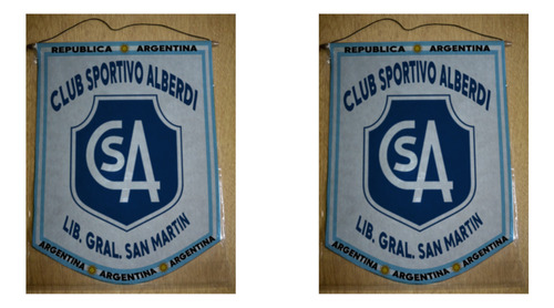 Banderin Chico 13cm Club Sportivo Alberdi Jujuy