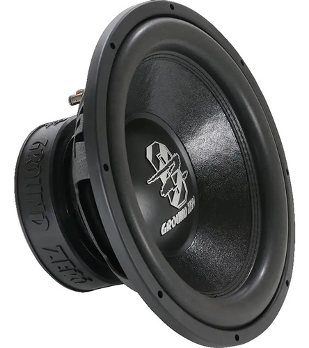 Subwoofer Ground Zero 15'' Radioactive 2+2 Ohms 1000wrms Cor Preto