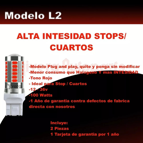 L2 Freno Stop Lupa 100w Led Gmc Sonoma 2000 3157