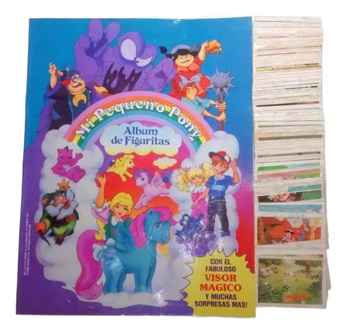 Album De Figuritas Mi Pequeño Pony Completo A Pegar Año 1986