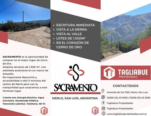 Oportunidad! Lotes Financiados!