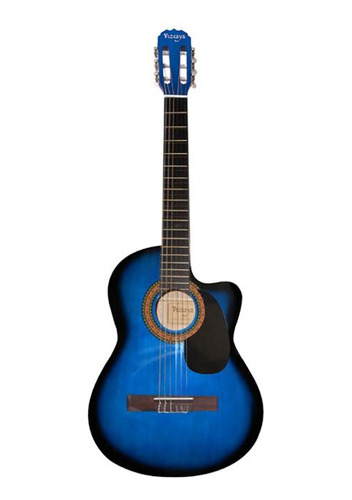 Guitarra Clásica Vizcaya Arcg39 Color Blue Burst (ub)