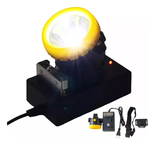 R0xpara Linterna De Minería Inalámbrica Con Luz Led 5000lx