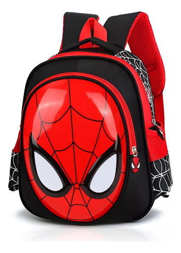 Mochila De Dibujos Animados 3d De Spider-man Para Niños En Edad Preescolar