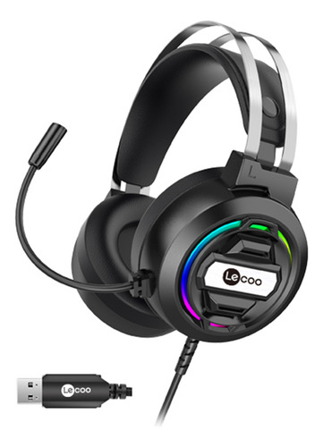 Auriculares Usb Para Juegos Con Micrófono Con Cable Para Pc,