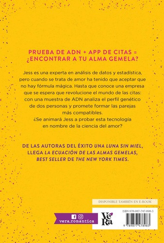 Imagen 2 de 2 de Libro La Ecuación De Las Almas Gemelas - Christina Lauren - Vera