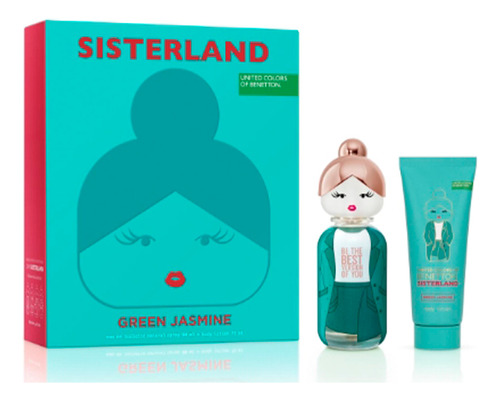 Perfume Benetton Sisterland Green Jasmine 80ml + Bl 75ml Ub