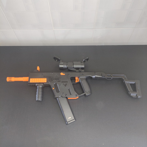 Vector Fusil De Asalto Con Balas Hidrogel Batería Automatico