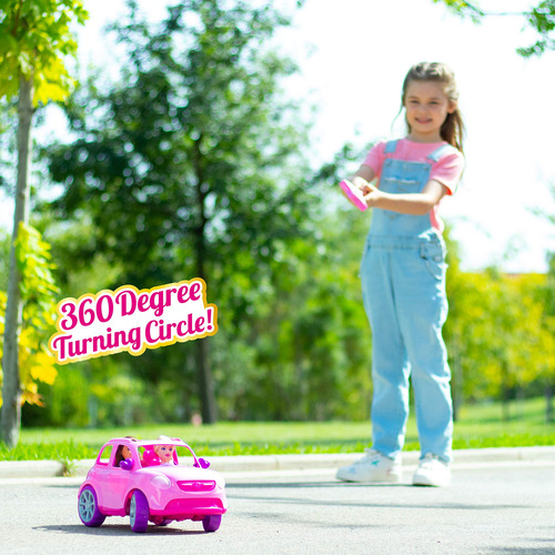 Coche Controlado Por Radio Sparkle Girlz Pink De Zuru Para N