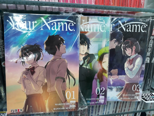 Your Name 3 Tomos + Envio Gratis