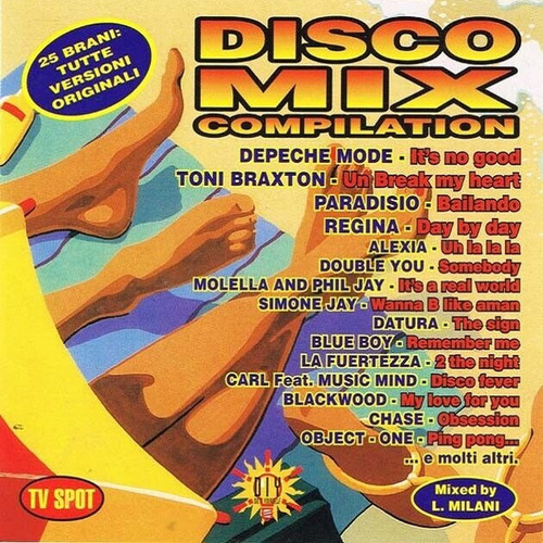 Cd Disco Mix Compilation (various) Estándar