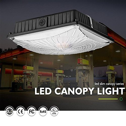 Luz Led Canopy 45 W 65 W 5000 K 5 Años De Garantia 6500watt