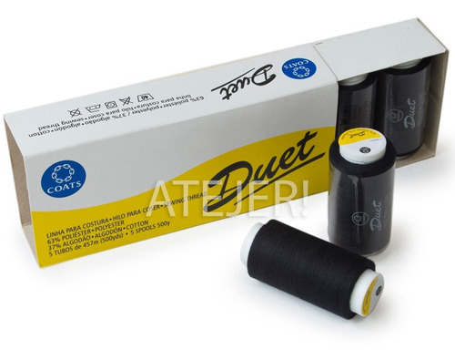 Imagen 2 de 3 de Hilo Duet Marca Cadena X 5 Bobinas De 457 Metros C/u
