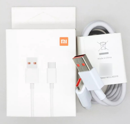 Cable Xiaomi Original 6 Amp Carga Turbo Super Rapida