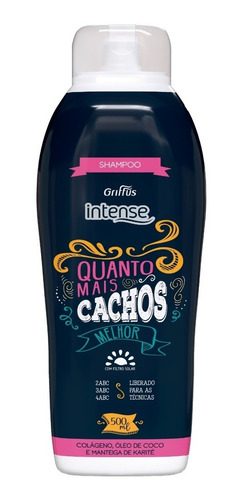Shampoo Quanto Mais Cachos Melhor Intense Griffus 500ml