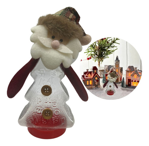 Papai Noel Presente Boneco Enfeite Arvore Decoração De Mesa