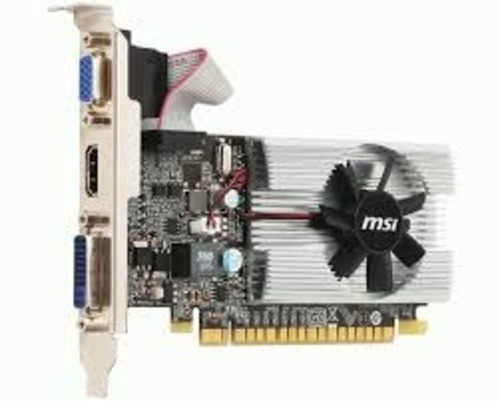 Imagen 2 de 3 de Tarjeta Gráfica Geforce 210 1gb Msi Gddr3 Nvidia Bajo Perfil