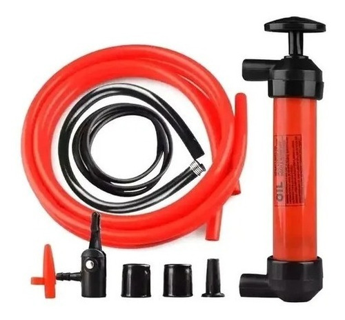 Imagen 1 de 6 de Trasvasador Liquido + Inflador 2 En 1 Bomba Extractor Nafta