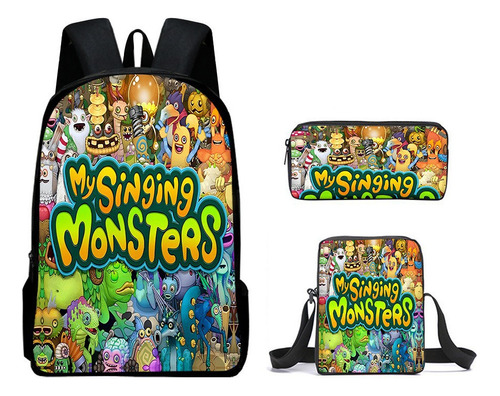 Mochila Escolar De Dibujos Animados My Singing Monsters Mons