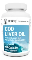 Comprar Dr. Berg Cod Liver Oil Aceite Hígado Bacalao X 90 Cáps