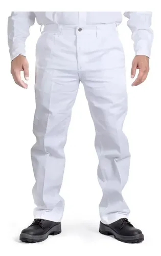 Pantalon blanco trabajo hombre new arrivals