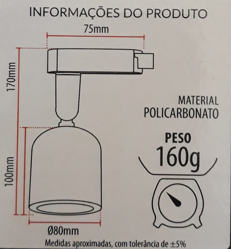 Imagem 4 de 4 de Spot Para Trilho 12w Avant Branco Quente