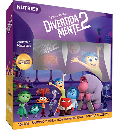 Kit Divertidamente 2 (shampoo 250ml + Condicionador 230ml)