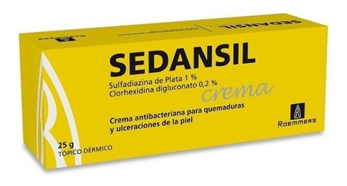 Sedansil® Crema 25g | Quemaduras & Ulceraciones