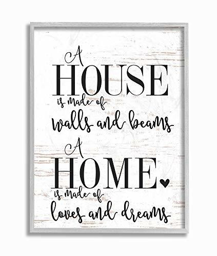 Stupell Industries Home Loves And Dreams Arte De Pared Con M