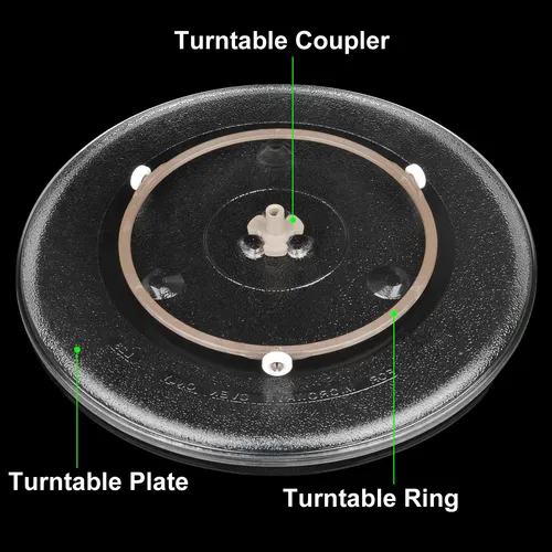 Jolaxy Anillo Giratorio Para Microondas De 7 Pulgadas Con Ro