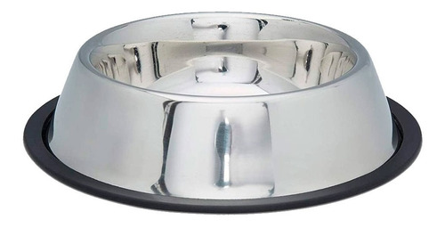 Comedero Acero Inox. Antideslizante Chico 11 Cm 15 Cm