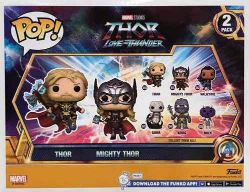 Funko Pop 2 Pack Thor & Mighty Thor #1040 Y #1041